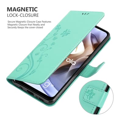 Motorola MOTO G31 / G41 Plånboksfodral Skal (Turkos)
