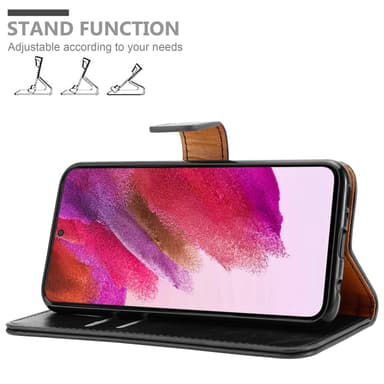 Samsung Galaxy S22 PLUS Plånboksfodral Skal (Svart)
