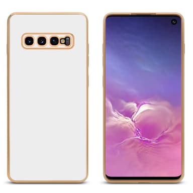 Samsung Galaxy S10 PLUS Skal Fodral Case (Vit)