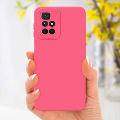 Xiaomi RedMi 10 Skal Fodral Case (Röd)