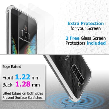 LG K10 2016 Skal Fodral Case (Transparent)