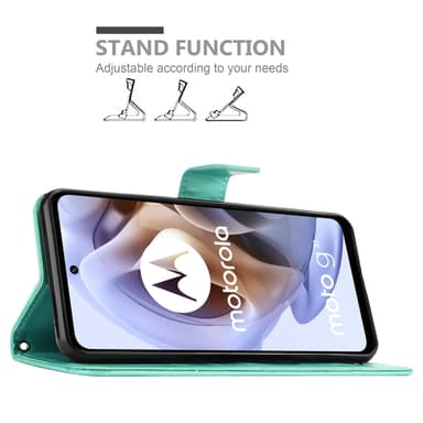 Motorola MOTO G31 / G41 Plånboksfodral Skal (Turkos)