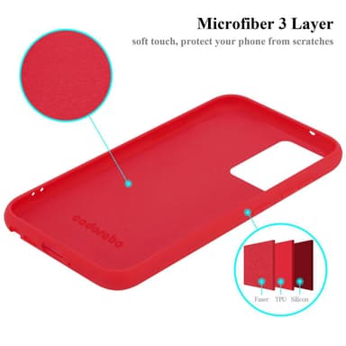 Samsung Galaxy NOTE 20 ULTRA Skal Fodral Case (Röd)