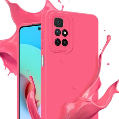 Xiaomi RedMi 10 Skal Fodral Case (Röd)