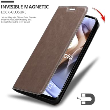 Motorola MOTO G31 / G41 Skal Fodral Case (Brun)