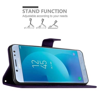 Samsung Galaxy J5 2017 Plånboksfodral Skal (Lila)