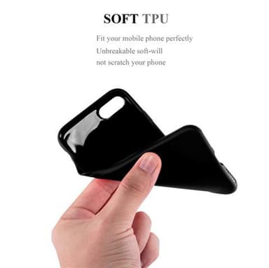 Skal iPhone 7 / 7S / 8 / SE 2020 Fodral Case (Svart)