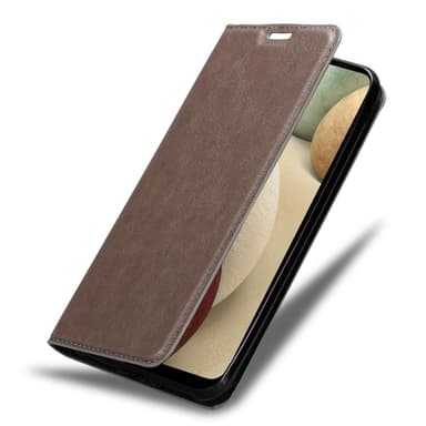 Samsung Galaxy A12 / M12 Skal Fodral Case (Brun)