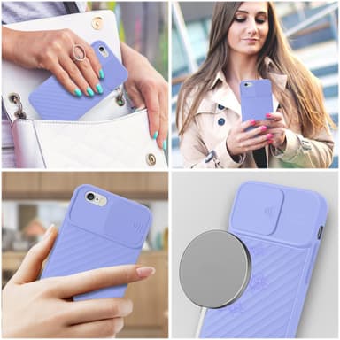 iPhone 6 PLUS / 6S PLUS Skal Fodral Case (Lila)