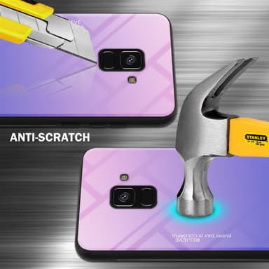 Samsung Galaxy A8 2018 Skal Fodral Case (Svart)