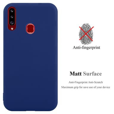 Skal Samsung Galaxy A20s Fodral Case (Blå)