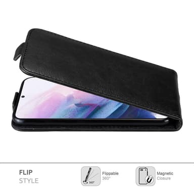 Samsung Galaxy S21 PLUS Flipfodral Skal (Svart)