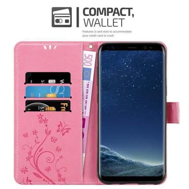 Samsung Galaxy S8 Plånboksfodral Skal (Rosa)