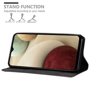 Samsung Galaxy A12 / M12 Skal Fodral Case (Brun)