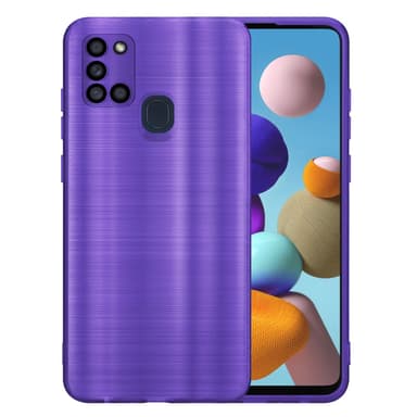 Samsung Galaxy A21s Skal Fodral Case (Lila)