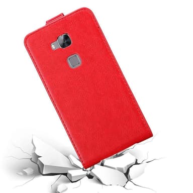 Huawei ASCEND G7 PLUS / G8 / GX8 Flipfodral Skal (Röd)
