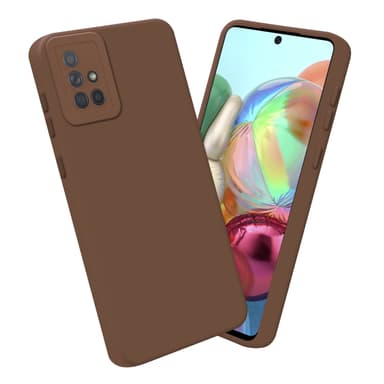 Samsung Galaxy A71 4G Skal Fodral Case (Brun)