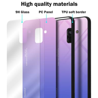 Samsung Galaxy A8 2018 Skal Fodral Case (Svart)