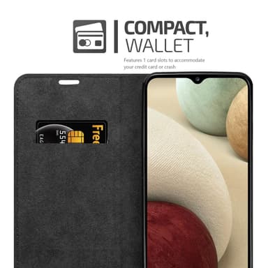 Samsung Galaxy A12 / M12 Skal Fodral Case (Brun)