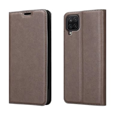 Samsung Galaxy A12 / M12 Skal Fodral Case (Brun)