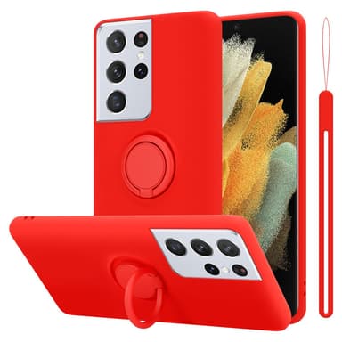 Skal Samsung Galaxy S22 ULTRA Fodral Case (Röd)