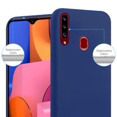 Skal Samsung Galaxy A20s Fodral Case (Blå)
