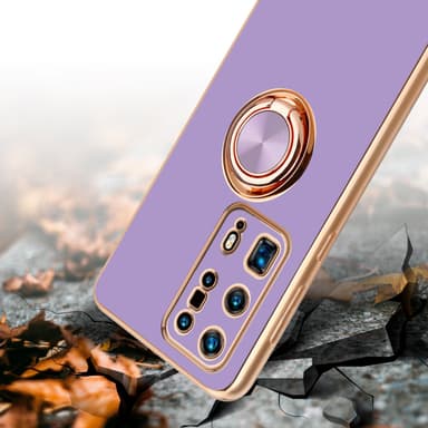 Huawei P40 PRO+ Skal Fodral Case (Lila)