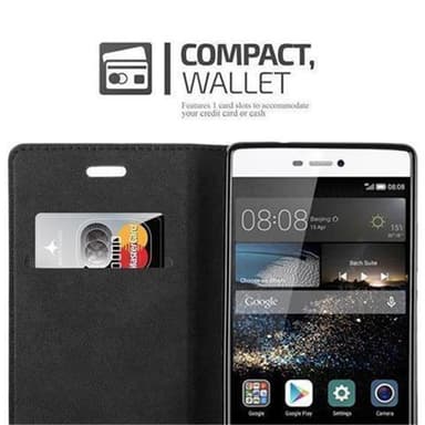Huawei P8 Skal Fodral Case (Svart)