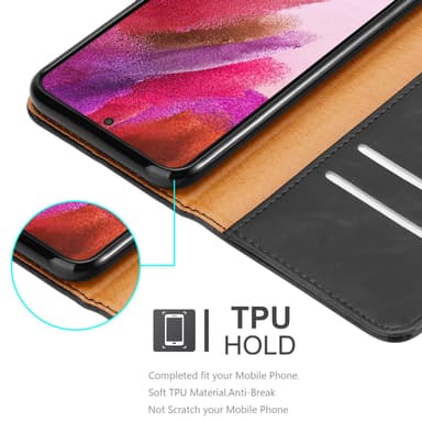 Samsung Galaxy S22 PLUS Plånboksfodral Skal (Svart)