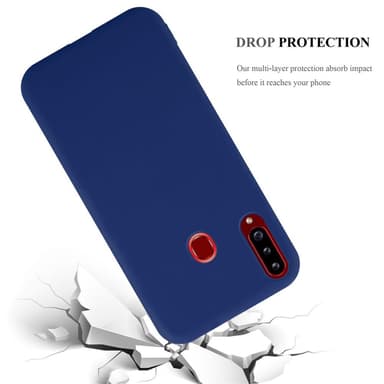 Skal Samsung Galaxy A20s Fodral Case (Blå)