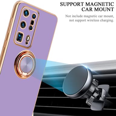 Huawei P40 PRO+ Skal Fodral Case (Lila)
