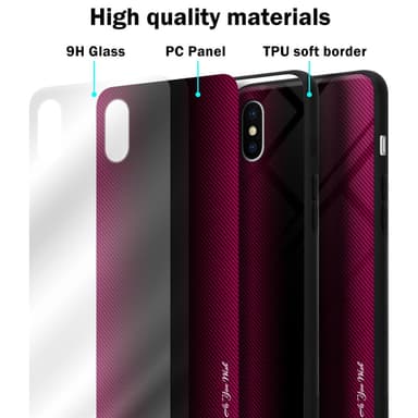 iPhone XS MAX Skal Fodral Case (Rosa)