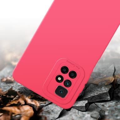 Xiaomi RedMi 10 Skal Fodral Case (Röd)