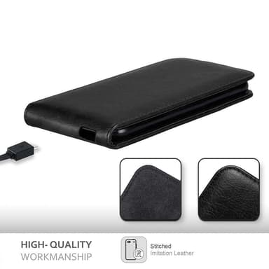 WIKO VIEW GO Flipfodral Skal (Svart)