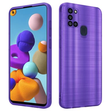 Samsung Galaxy A21s Skal Fodral Case (Lila)