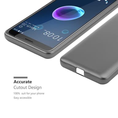 Skal HTC Desire 12 Fodral Case (Grå)