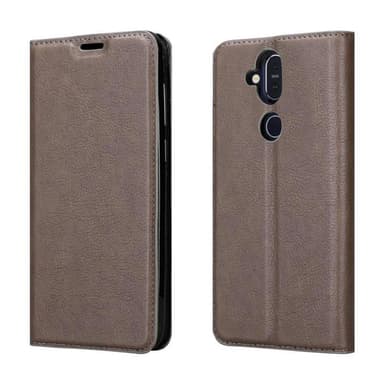 Nokia 8.1 Skal Fodral Case (Brun)