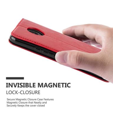Motorola MOTO X4 Skal Fodral Case (Röd)