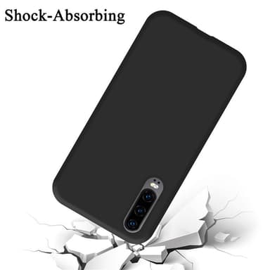 Huawei P30 Skal Fodral Case (Svart)