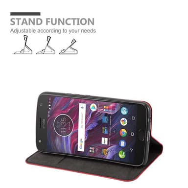 Motorola MOTO X4 Skal Fodral Case (Röd)