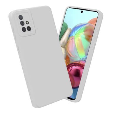 Samsung Galaxy A71 4G Skal Fodral Case (Vit)