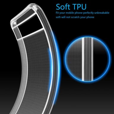 Google PIXEL 6A Skal Fodral Case (Transparent)
