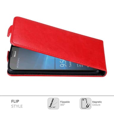 Nokia Lumia 950 XL Flipfodral Skal (Röd)