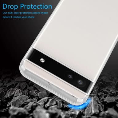 Google PIXEL 6A Skal Fodral Case (Transparent)