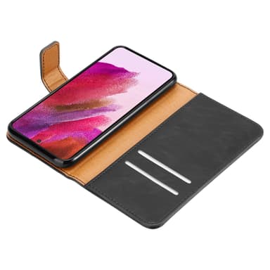 Samsung Galaxy S22 PLUS Plånboksfodral Skal (Svart)