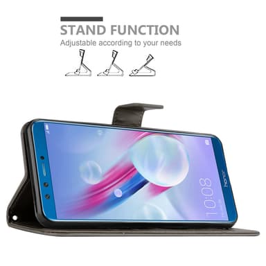 Honor 9X LITE Plånboksfodral Skal (Grå)