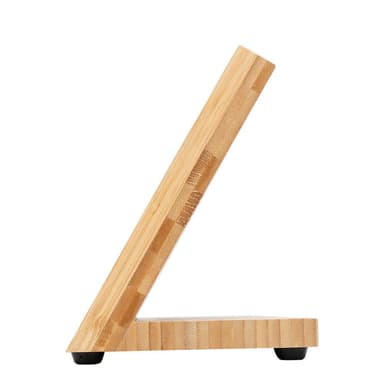 Magnetisk knivbräda Knivplatta Knivskiva i bambu (brun)