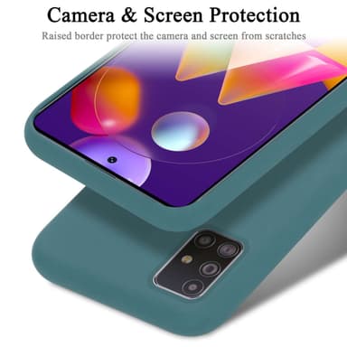 Samsung Galaxy M31s Skal Fodral Case (Grön)