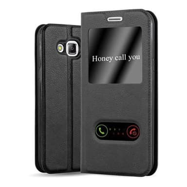 Samsung Galaxy J5 2015 Plånboksfodral Skal (Svart)
