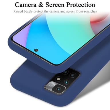 Xiaomi RedMi 10 Skal Fodral Case (Blå)